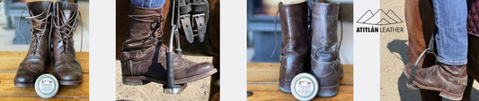 Our Victorian Lace Up Ankle Boots make for great Riding Boots - Atitlan Leather