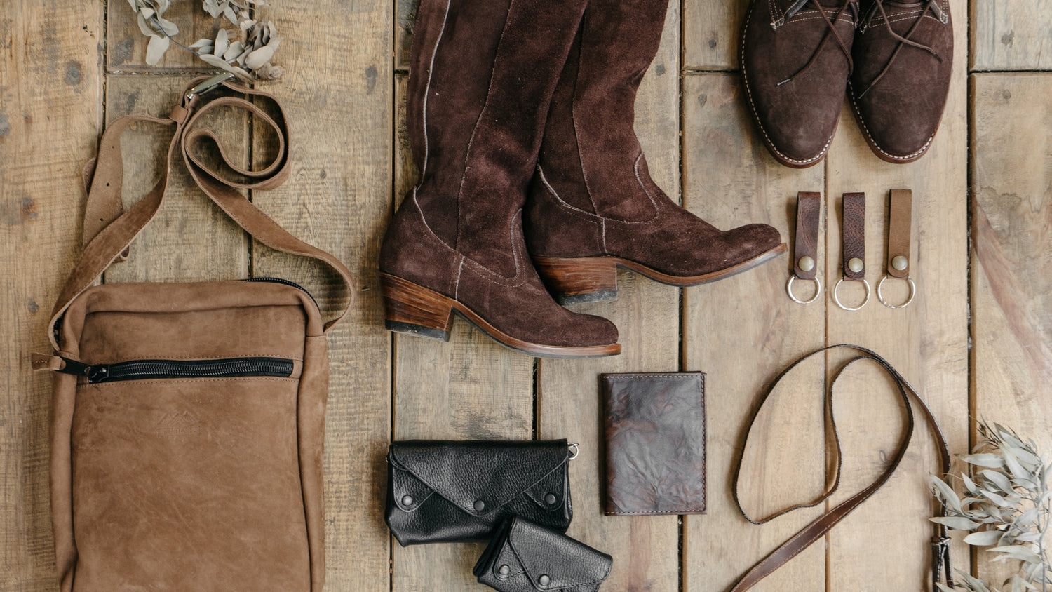 Assorted leather goods