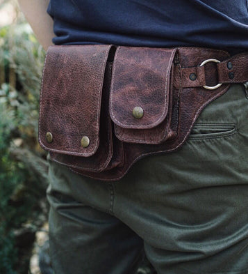Leather Hip Bag by Atitlan Leather