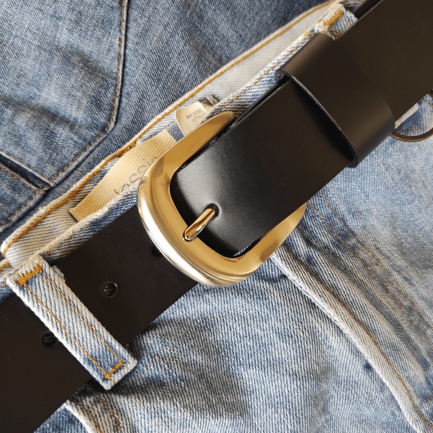 Black Full Grain Leather Belt - Atitlan Leather