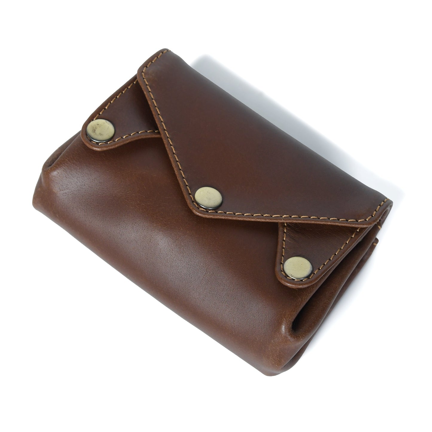 Brown Leather Accordion Wallet - Atitlan Leather