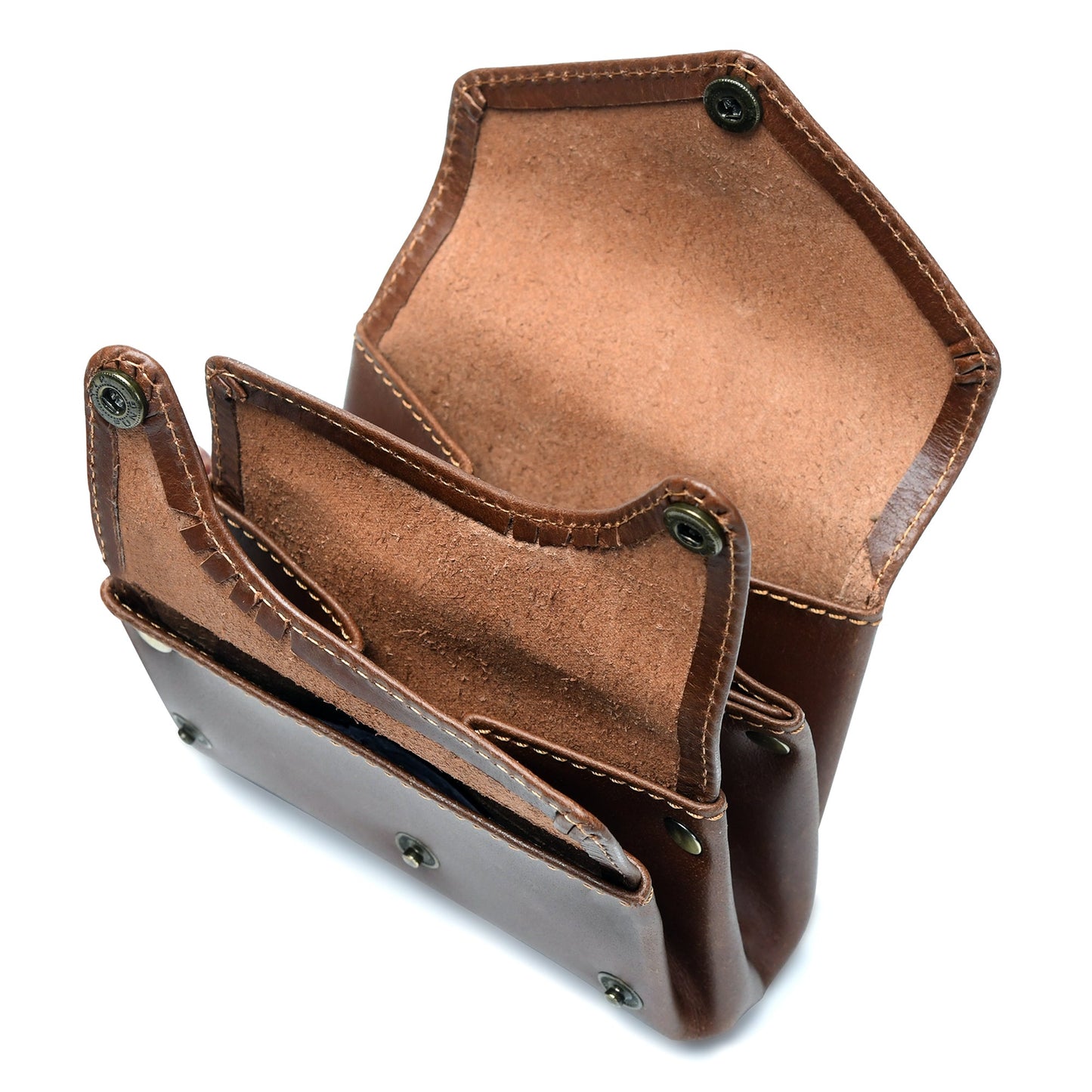 Brown Leather Accordion Wallet - Atitlan Leather