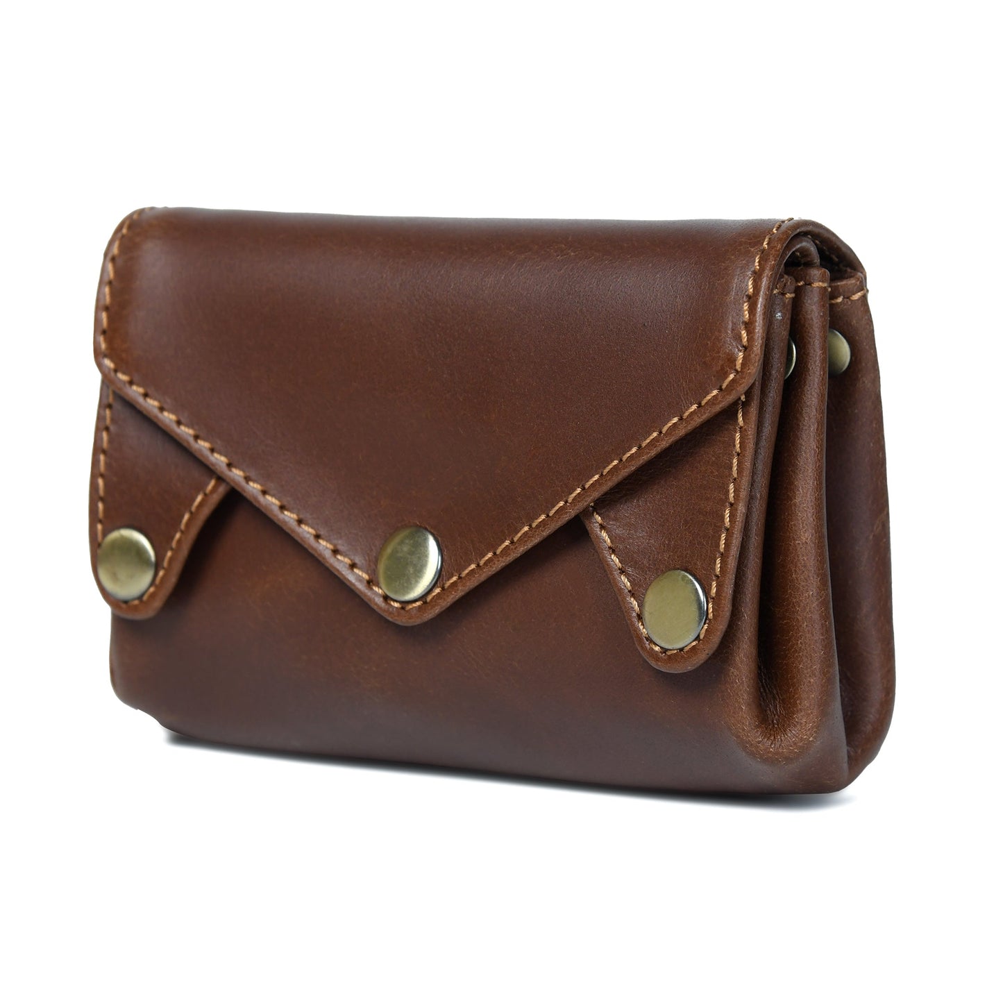 Brown Leather Accordion Wallet - Atitlan Leather