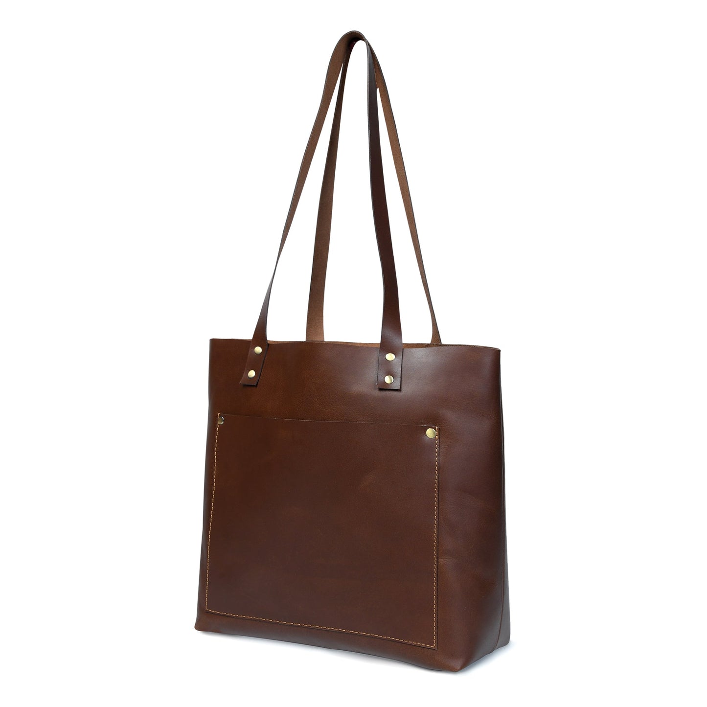 Dark Brown Tote - Atitlan Leather
