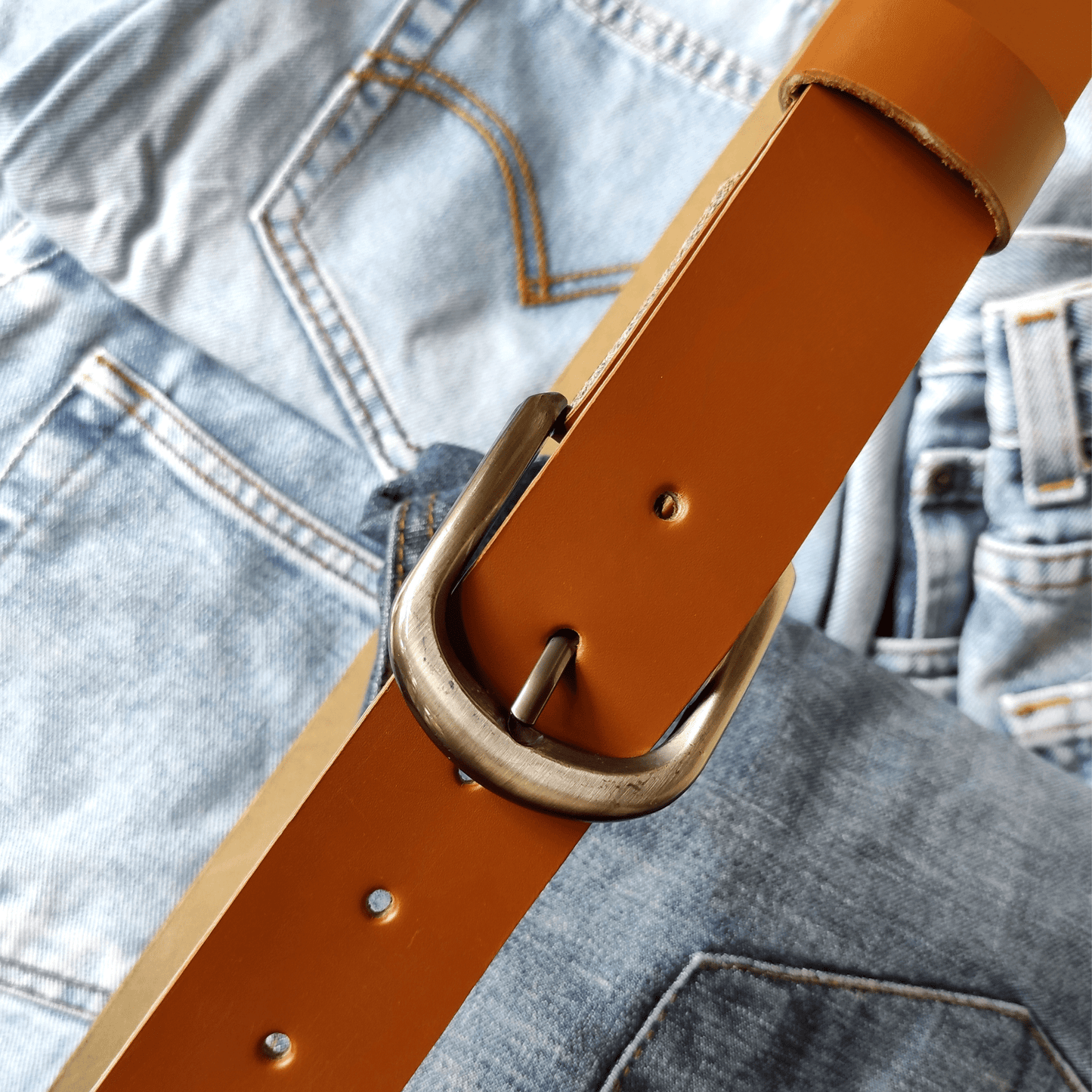 Gena Full Grain Leather Belt - Atitlan Leather