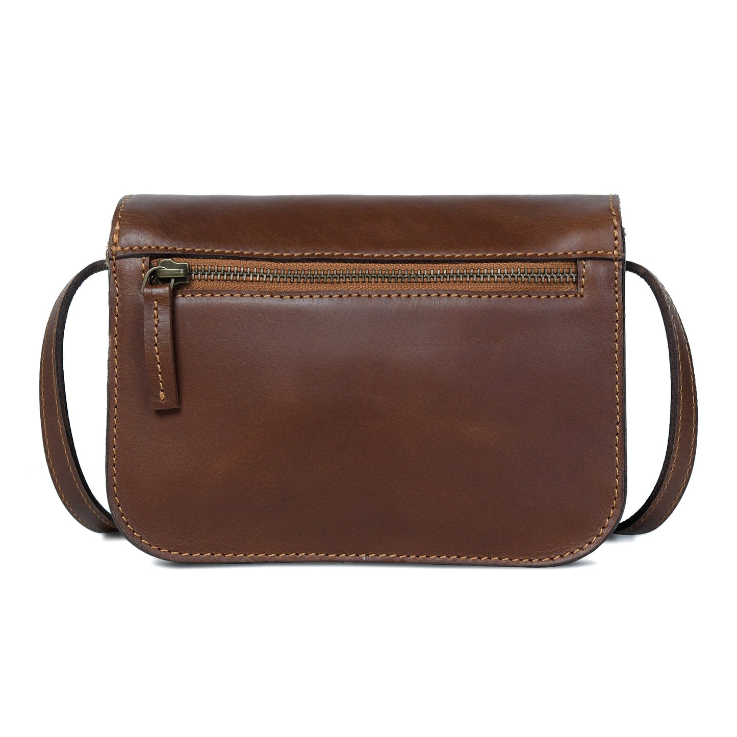 Womens Brown Crossbody Purse - Atitlan Leather
