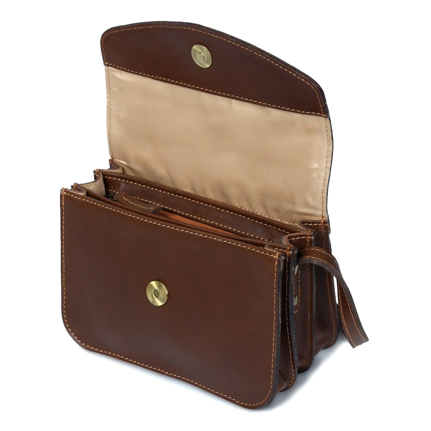 Womens Brown Crossbody Purse - Atitlan Leather