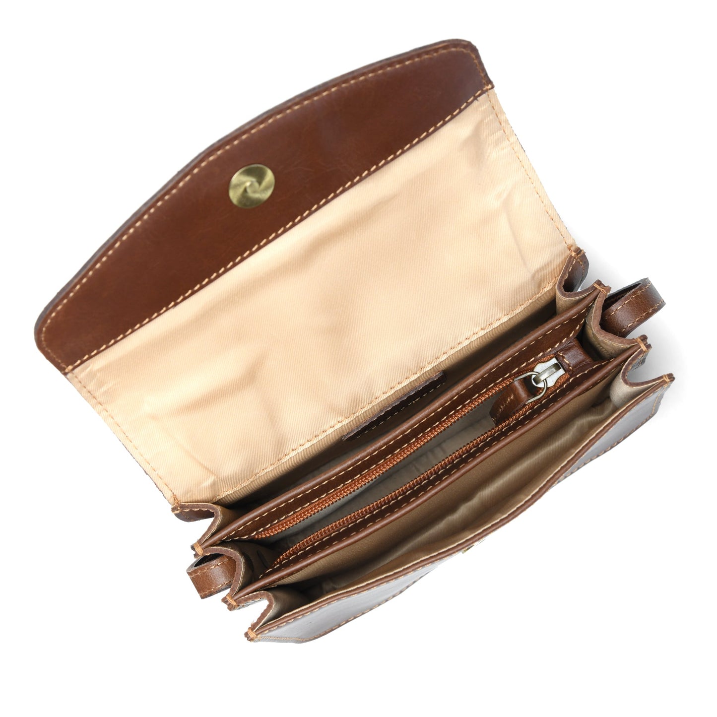 Womens Brown Crossbody Purse - Atitlan Leather