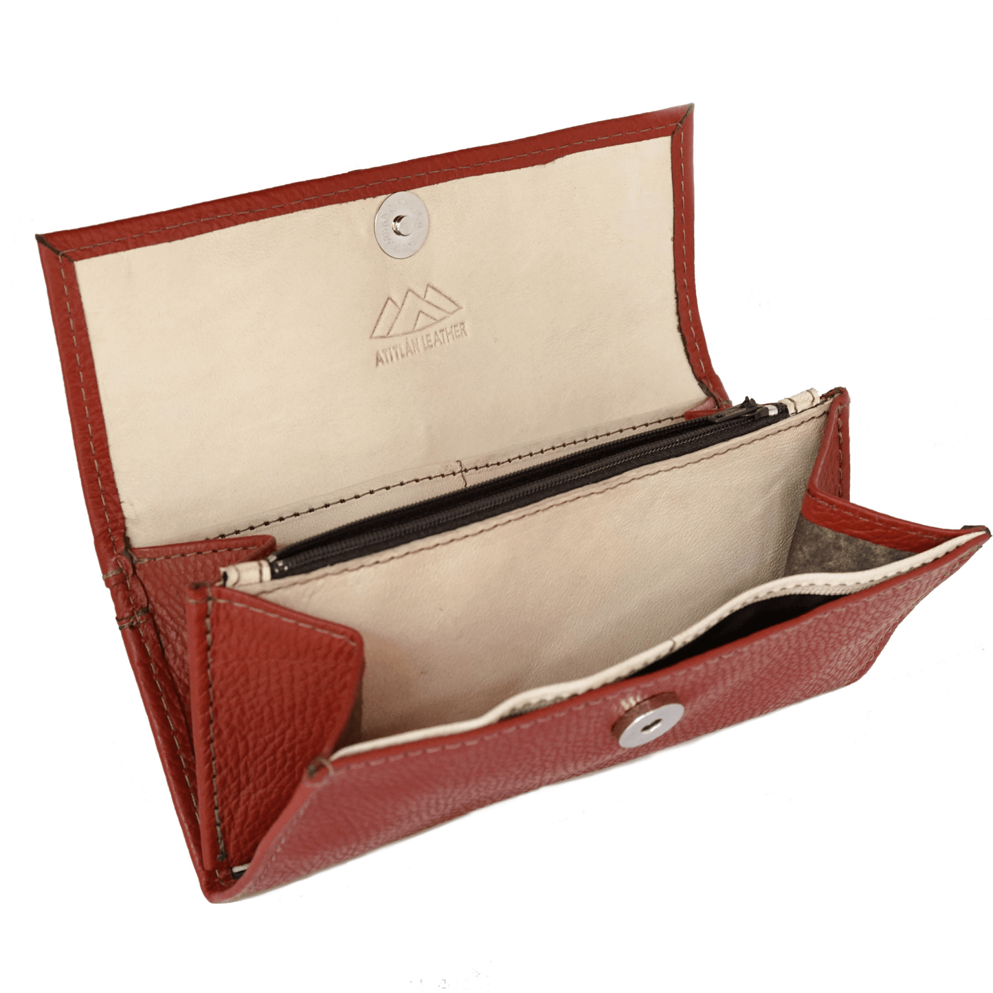 Handmade Ladies Red Wallet - Atitlan Leather
