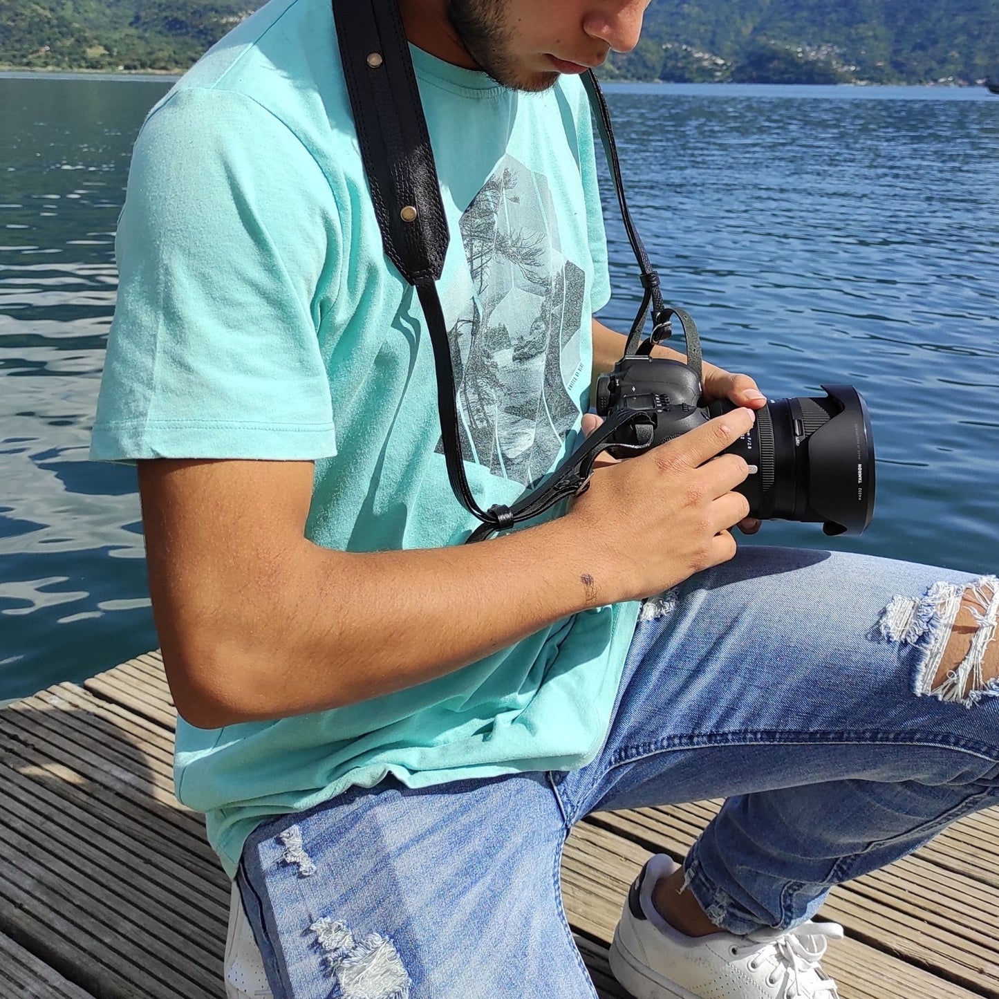 Leather Camera Strap - Atitlan Leather