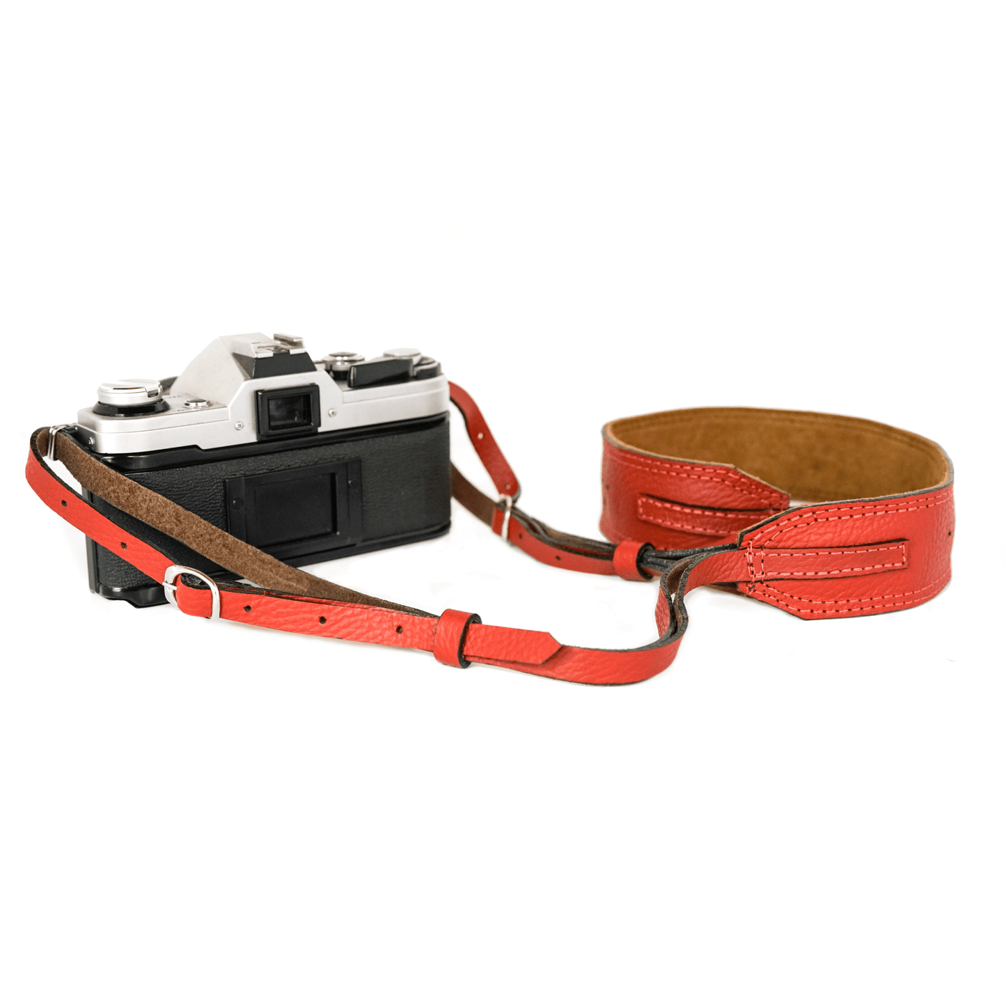 Red Camera Strap - Atitlan Leather