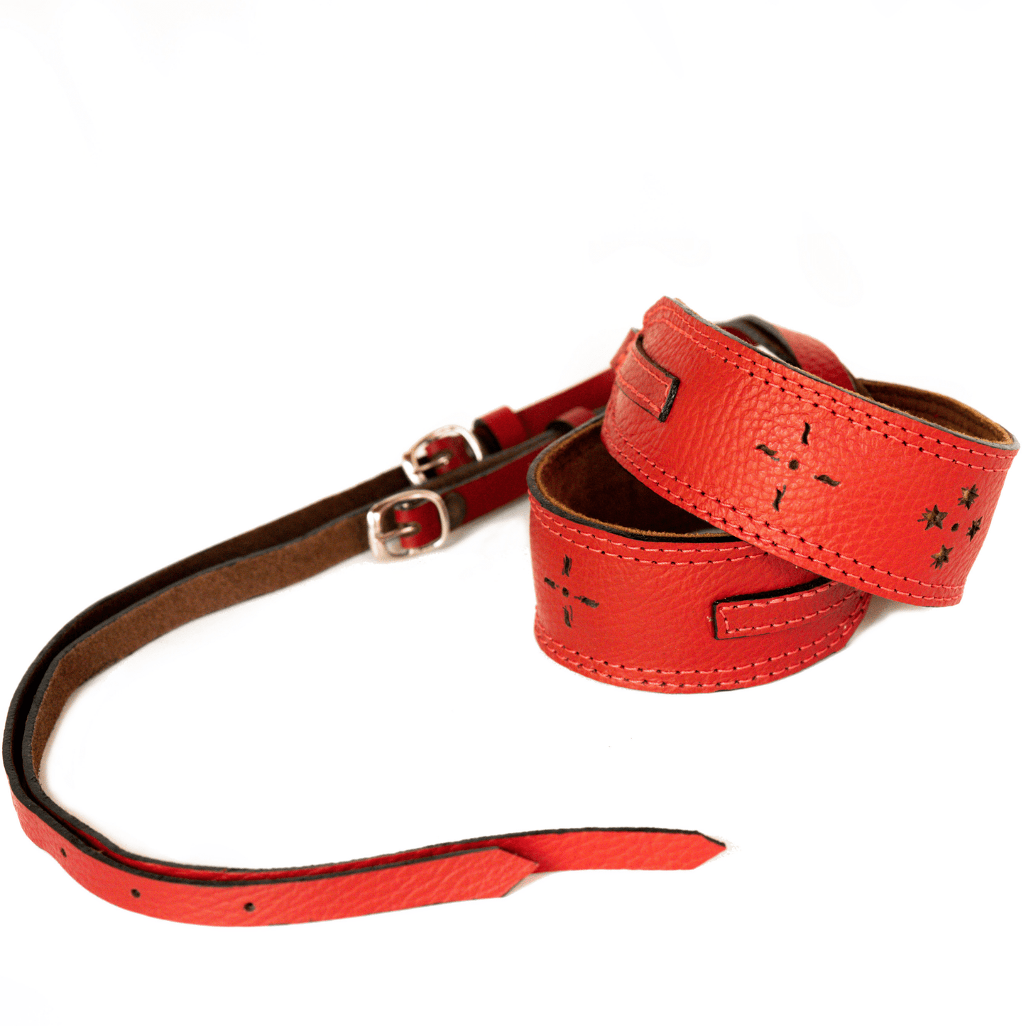 Red Camera Strap - Atitlan Leather