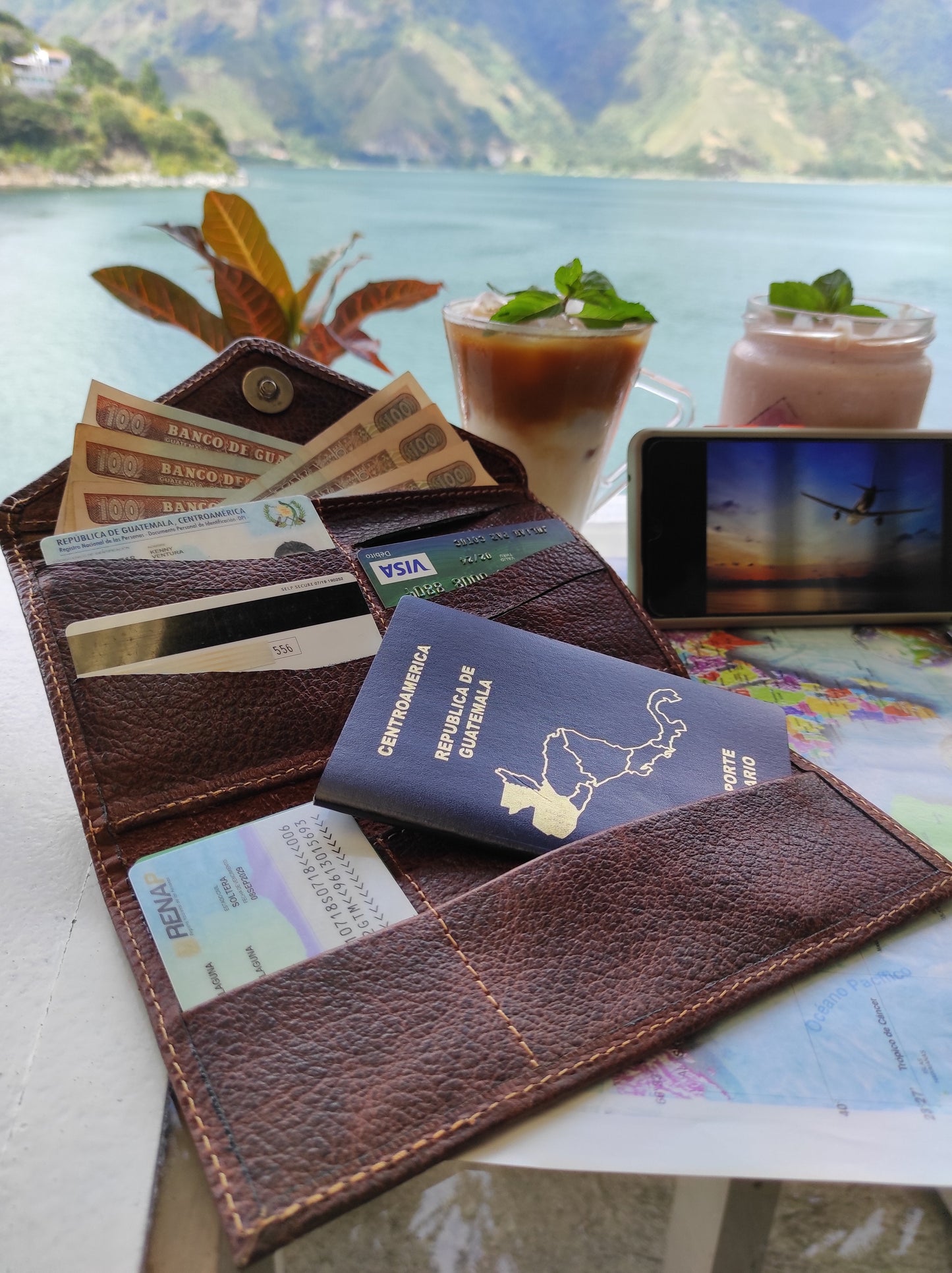 Women's Trifold Leather Wallet - Atitlan Leather