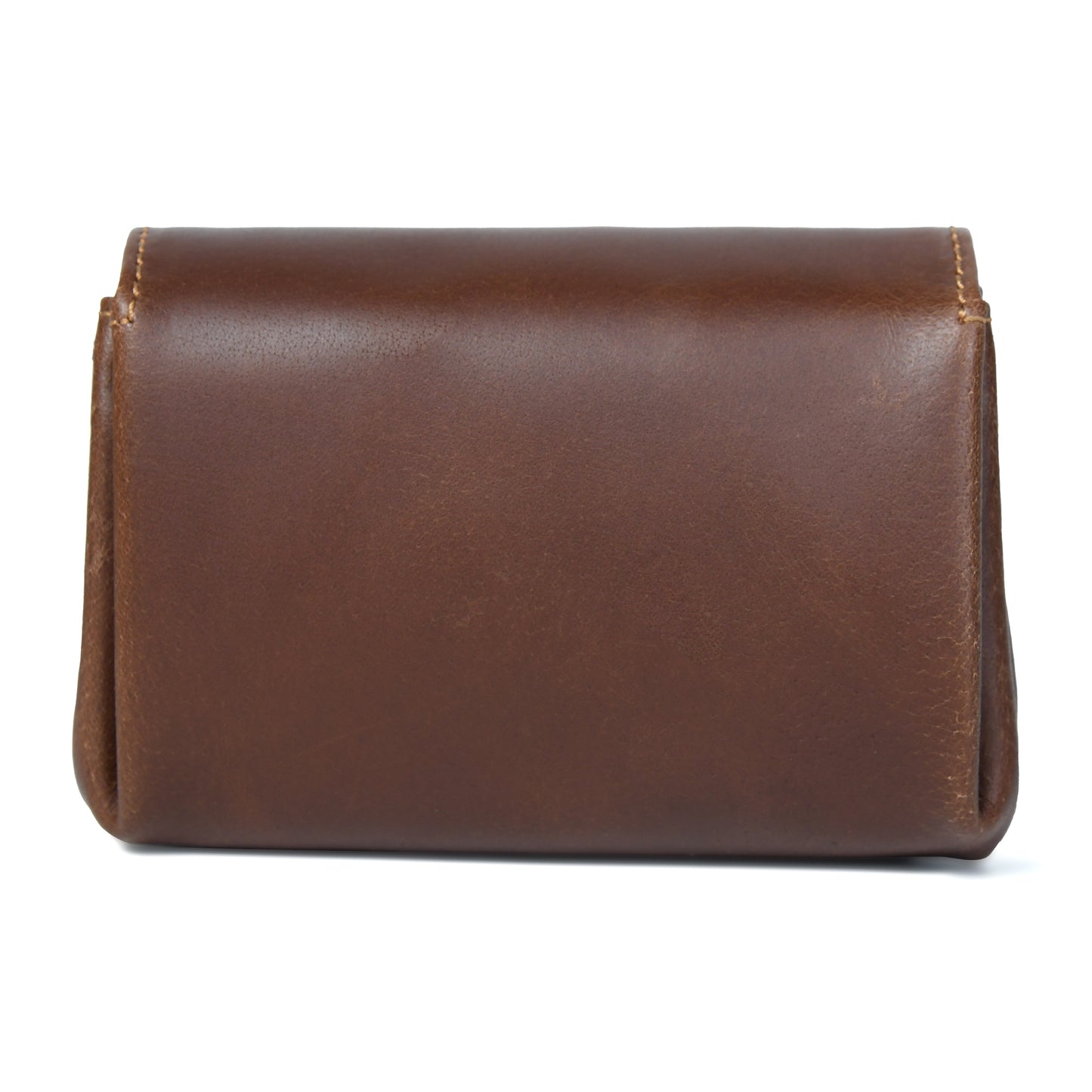 Brown Leather Accordion Wallet