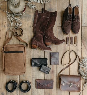 Shop handcrafted leather goods