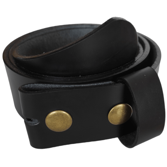 Black Full Grain Leather Belt - Atitlan Leather