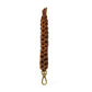 Braided Leather Keychain Strap - Handmade Brown Accessory - Atitlan Leather