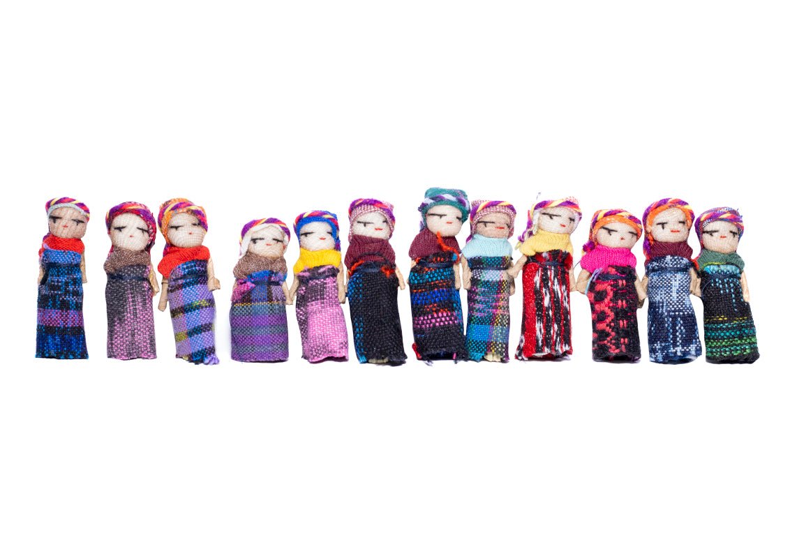 Handmade Worry Dolls - Atitlan Leather