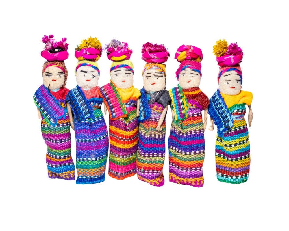 Handmade Worry Dolls - Atitlan Leather