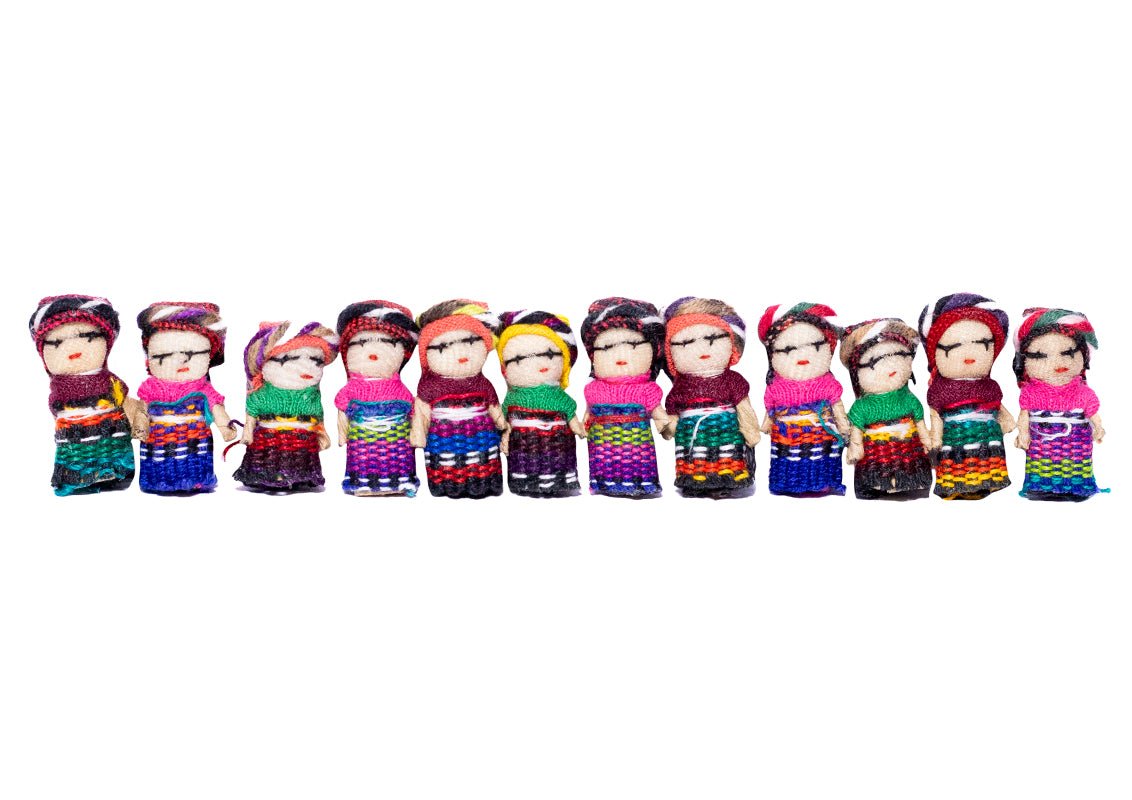 Handmade Worry Dolls - Atitlan Leather