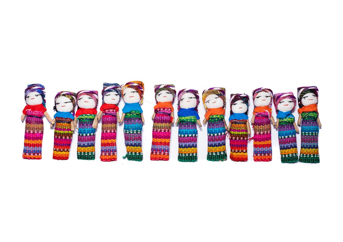 Handmade Worry Dolls - Atitlan Leather