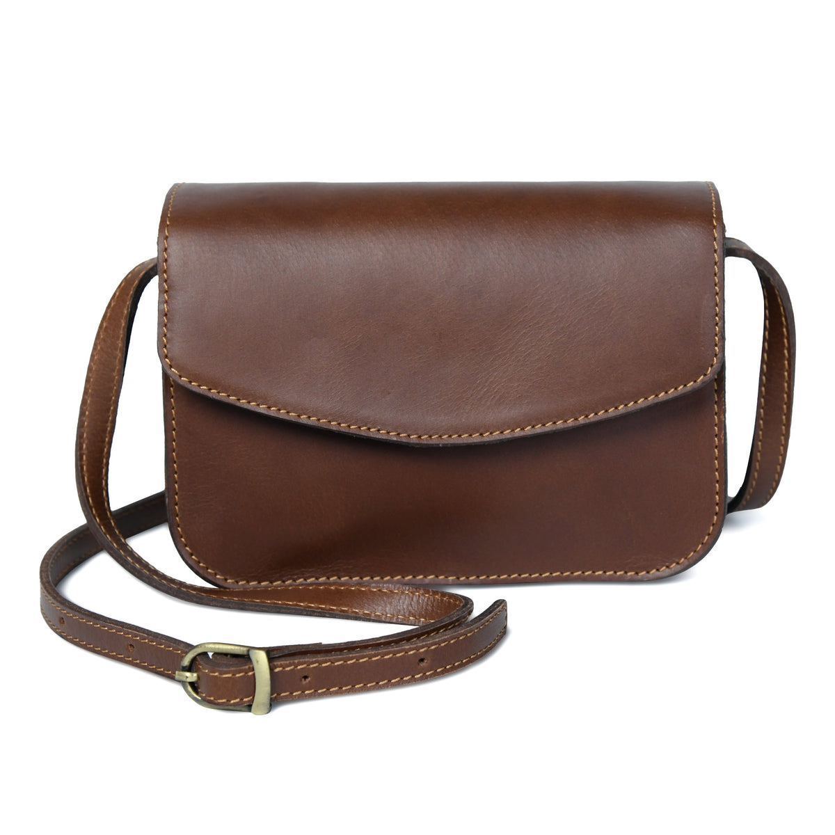 Brown Purse Mini Crossbody Bags For Women Brown Leather Shoulder Purse  main image 4