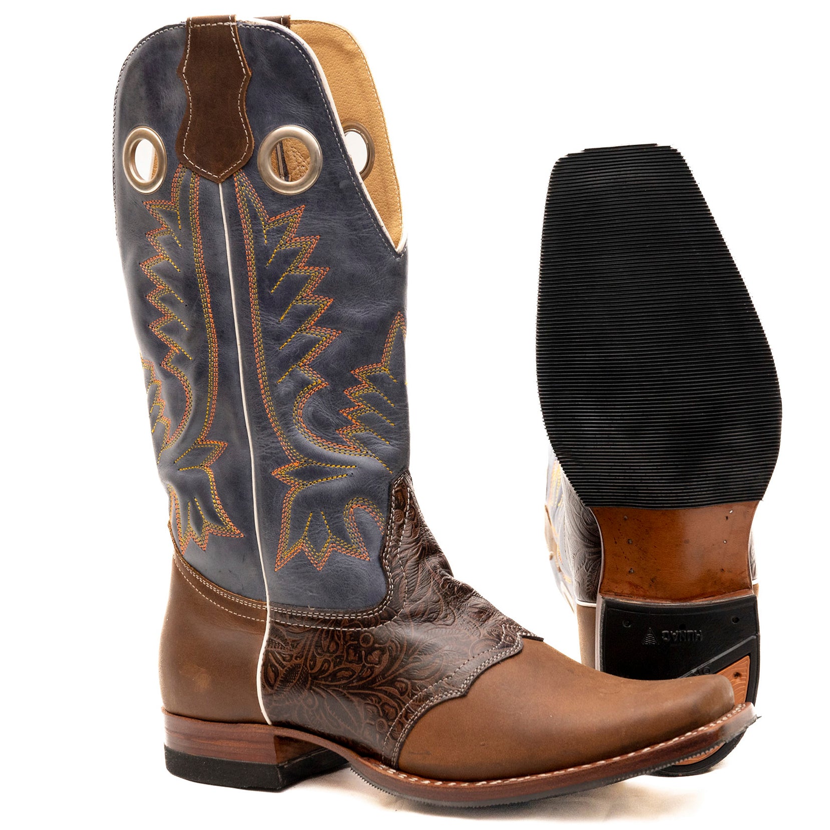 Square Rodeo Cowboy Boots