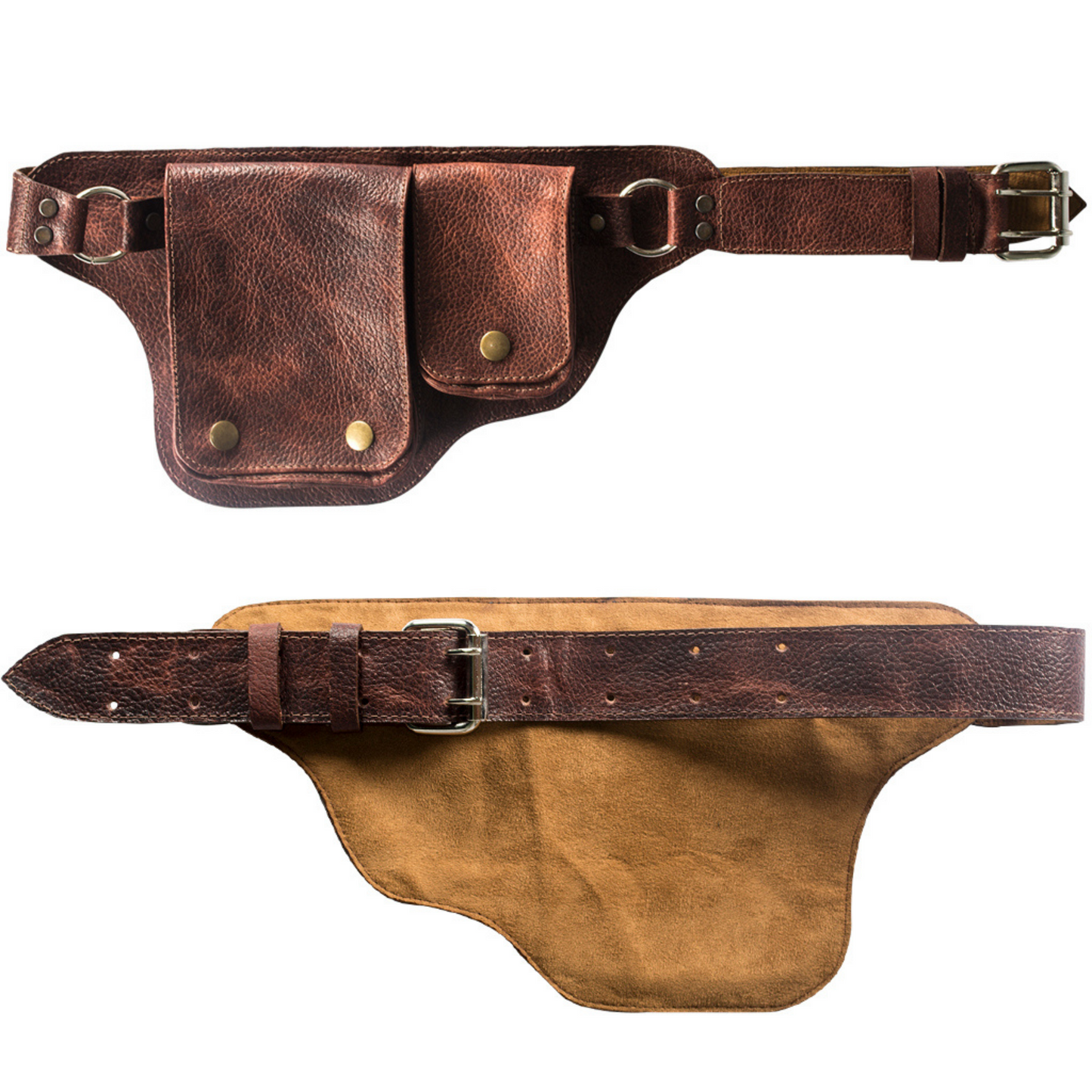 Brown Leather Hip Bag - Atitlan Leather