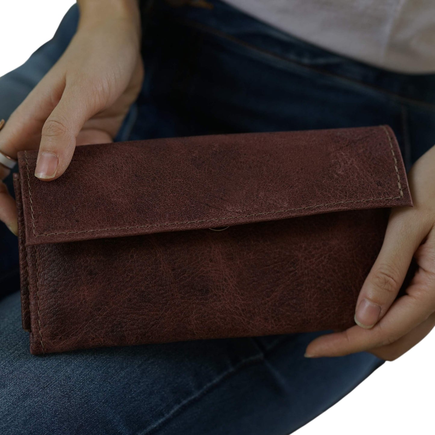 Handmade Brown Womens Wallet - Atitlan Leather