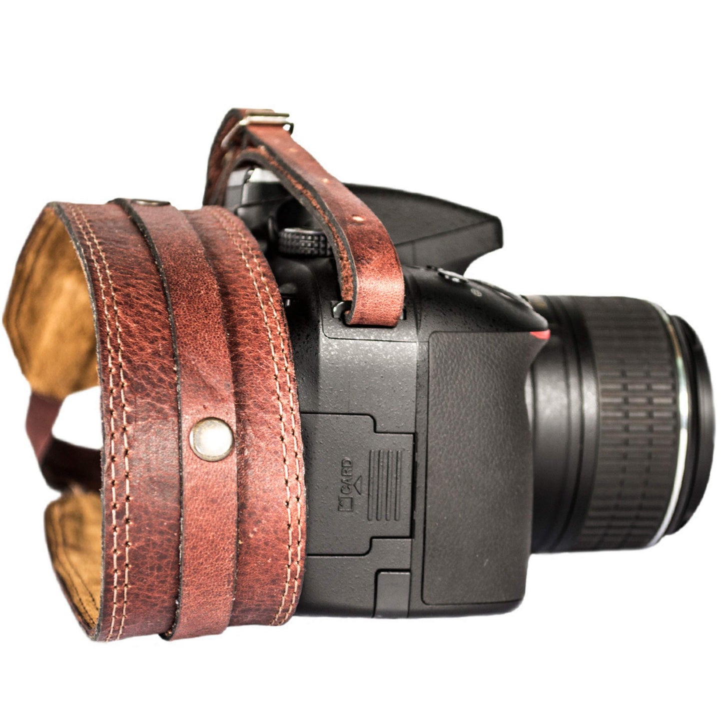 Brown Leather Camera Strap - Atitlan Leather