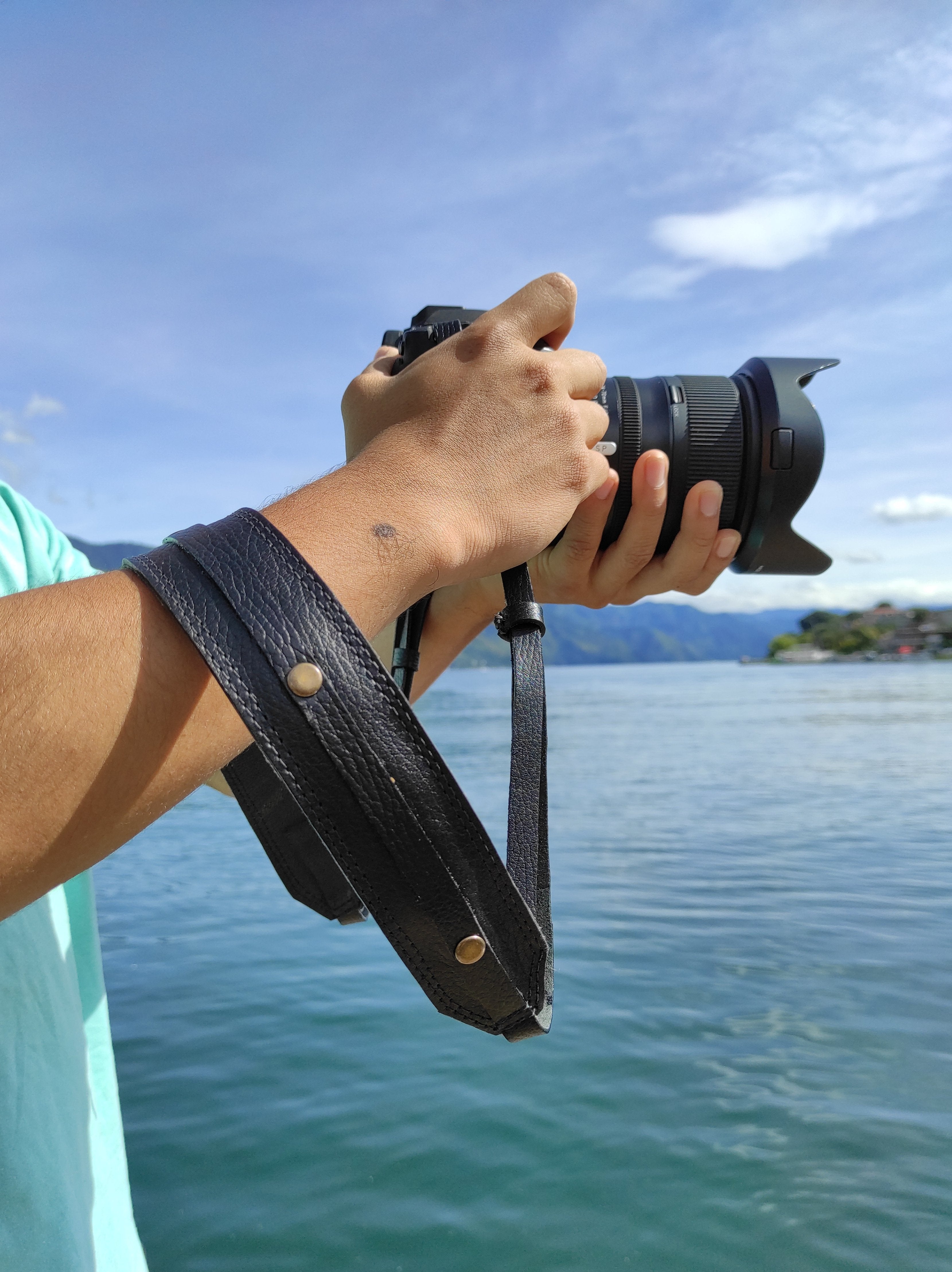 Brown Leather Camera Strap | Handmade Leather Camera Strap