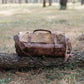Atitlan Leather Bags Distressed Brown Weekender Duffle Bag