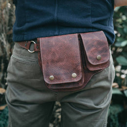 Leather Hip Bag | Leather Waist Bag