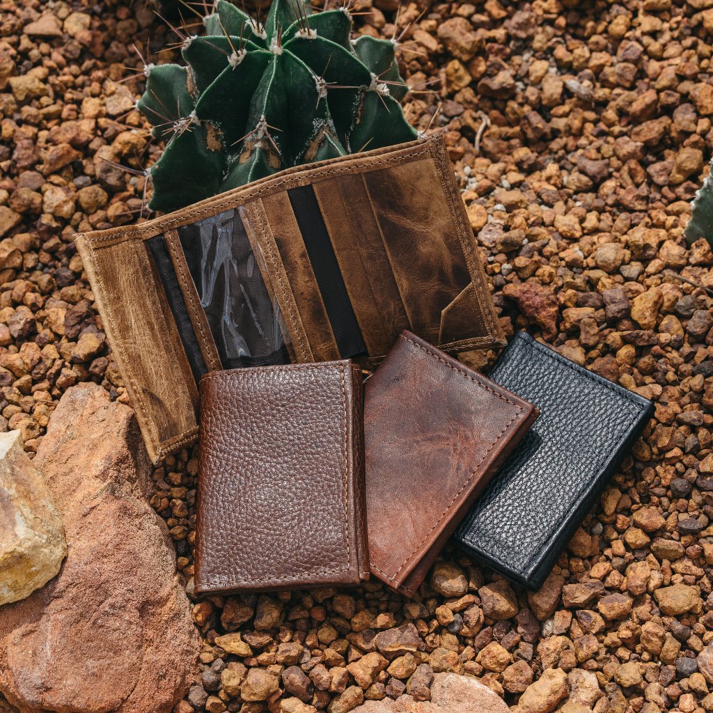 Handmade Leather Trifold Wallet - Atitlan Leather