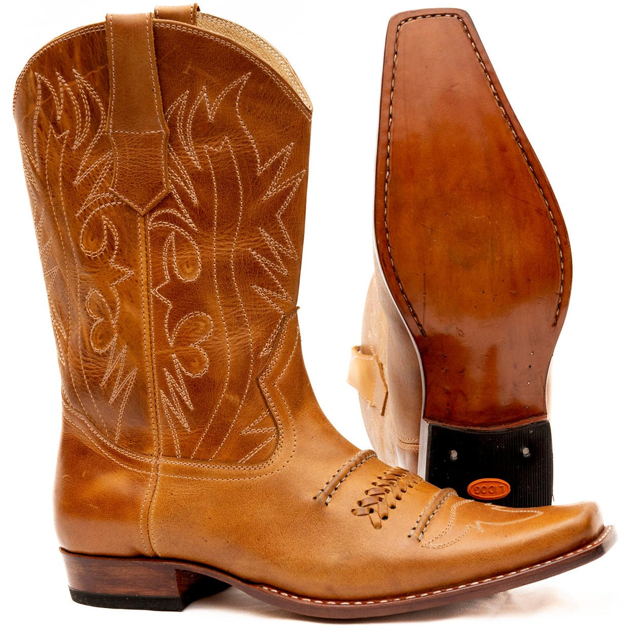 Braid Cowboy Boots - Atitlan Leather