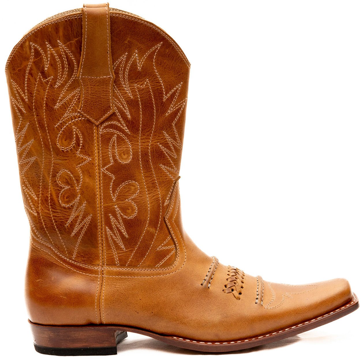 Braid Cowboy Boots - Atitlan Leather