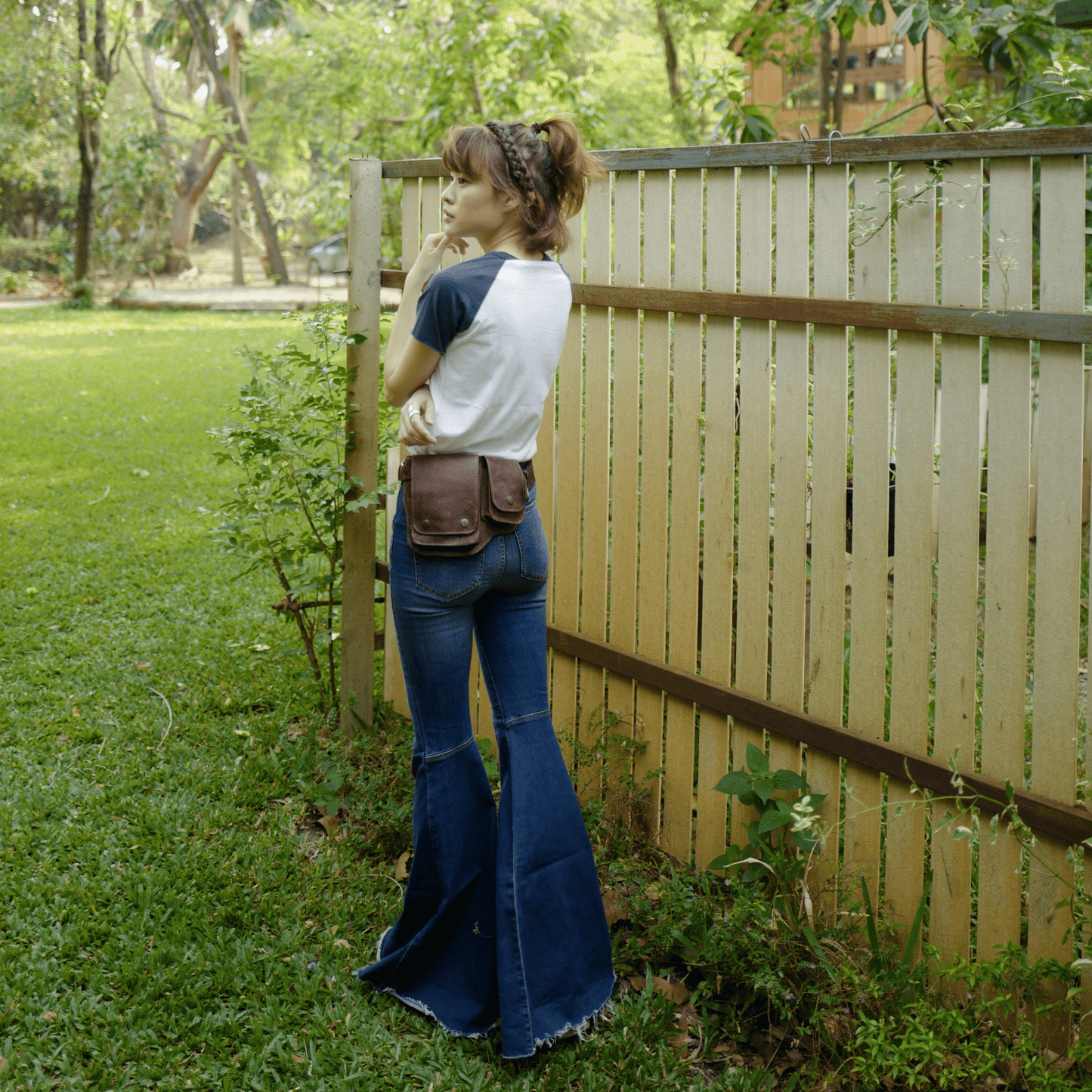 Brown Leather Hip Bag - Atitlan Leather