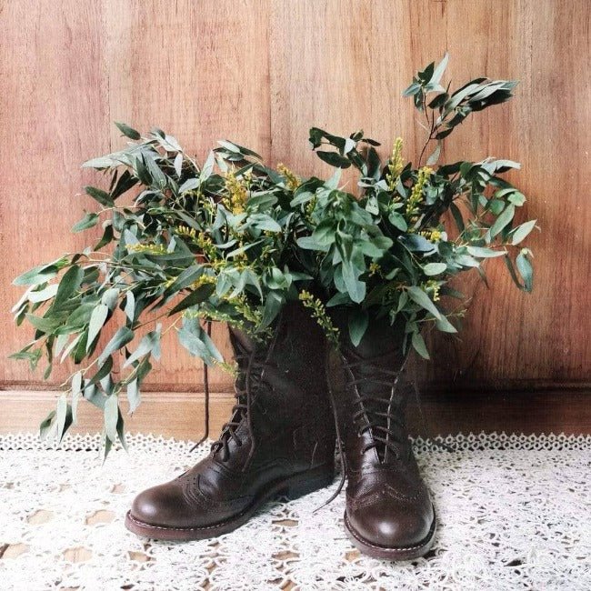 Brown Leather Victorian Ankle Boots - Atitlan Leather