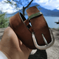 Caramel Brown Suede Leather Money Belt - Atitlan Leather