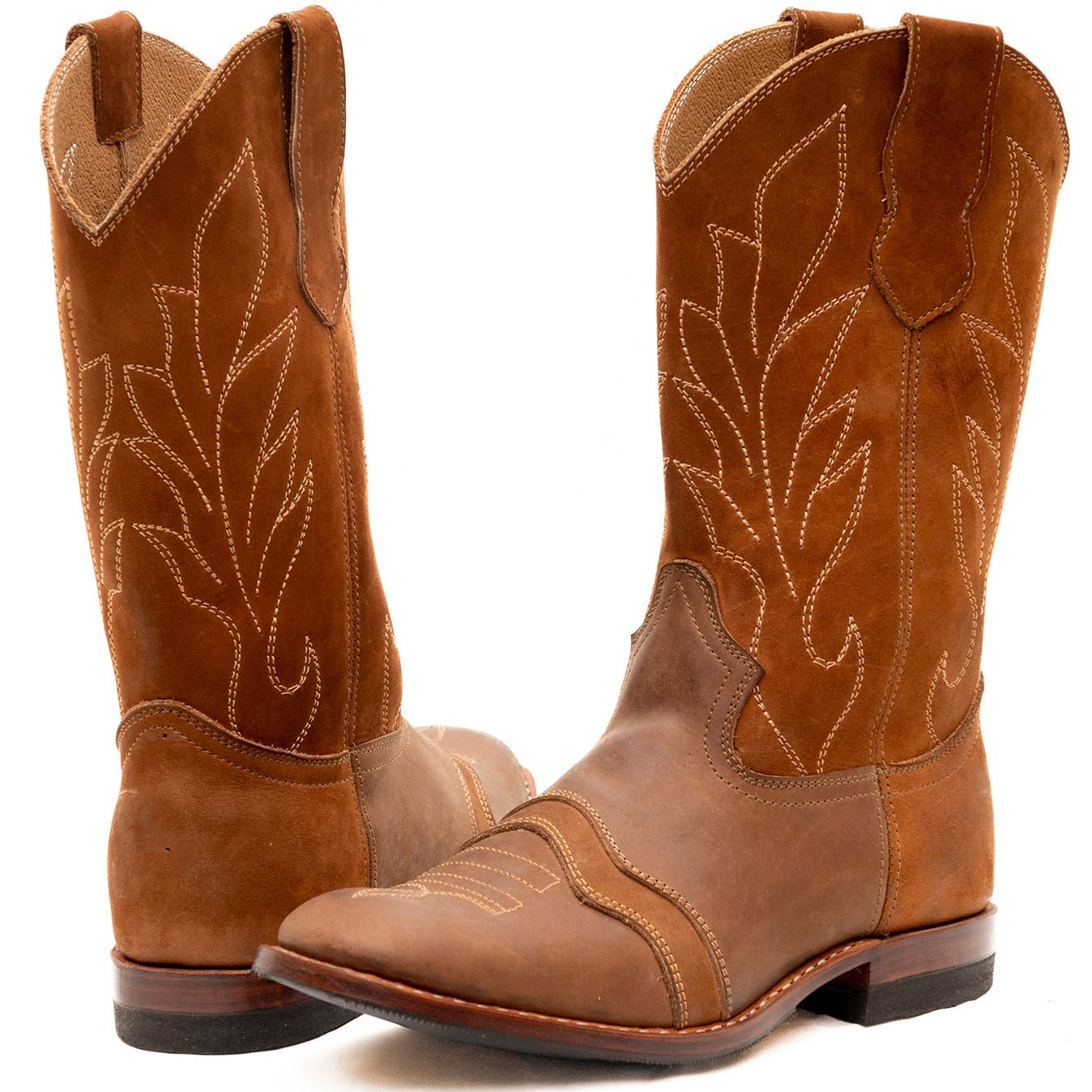 Cowboy Boots with Brazilian Toe - Atitlan Leather