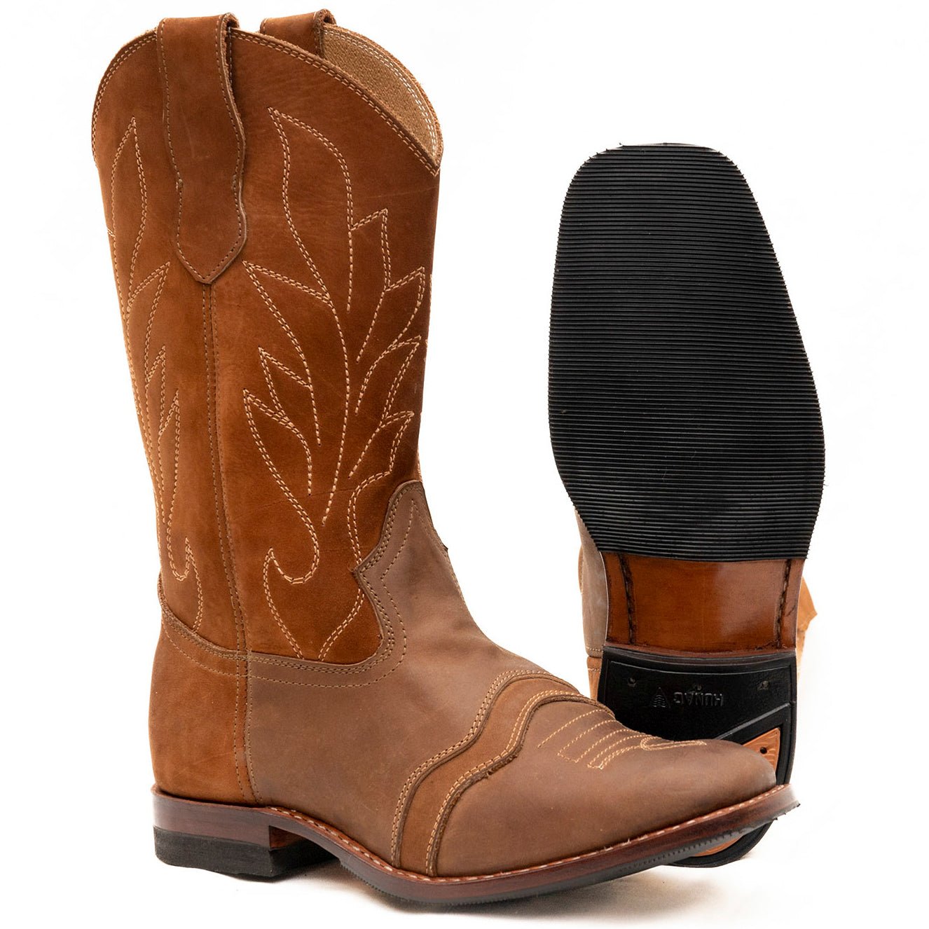 Cowboy Boots with Brazilian Toe - Atitlan Leather