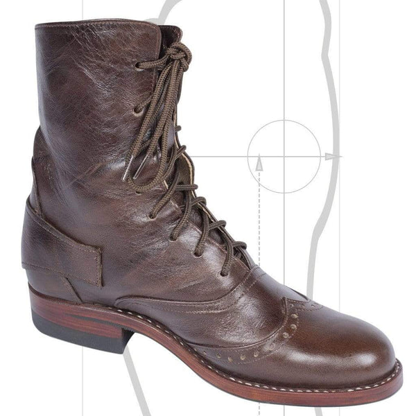 Custom Lace up Ankle Boots | Custom Leather Boots