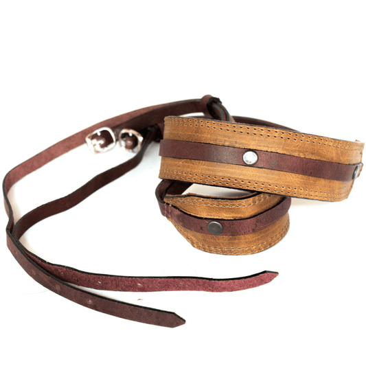 Dual Color Leather Camera Strap - Atitlan Leather