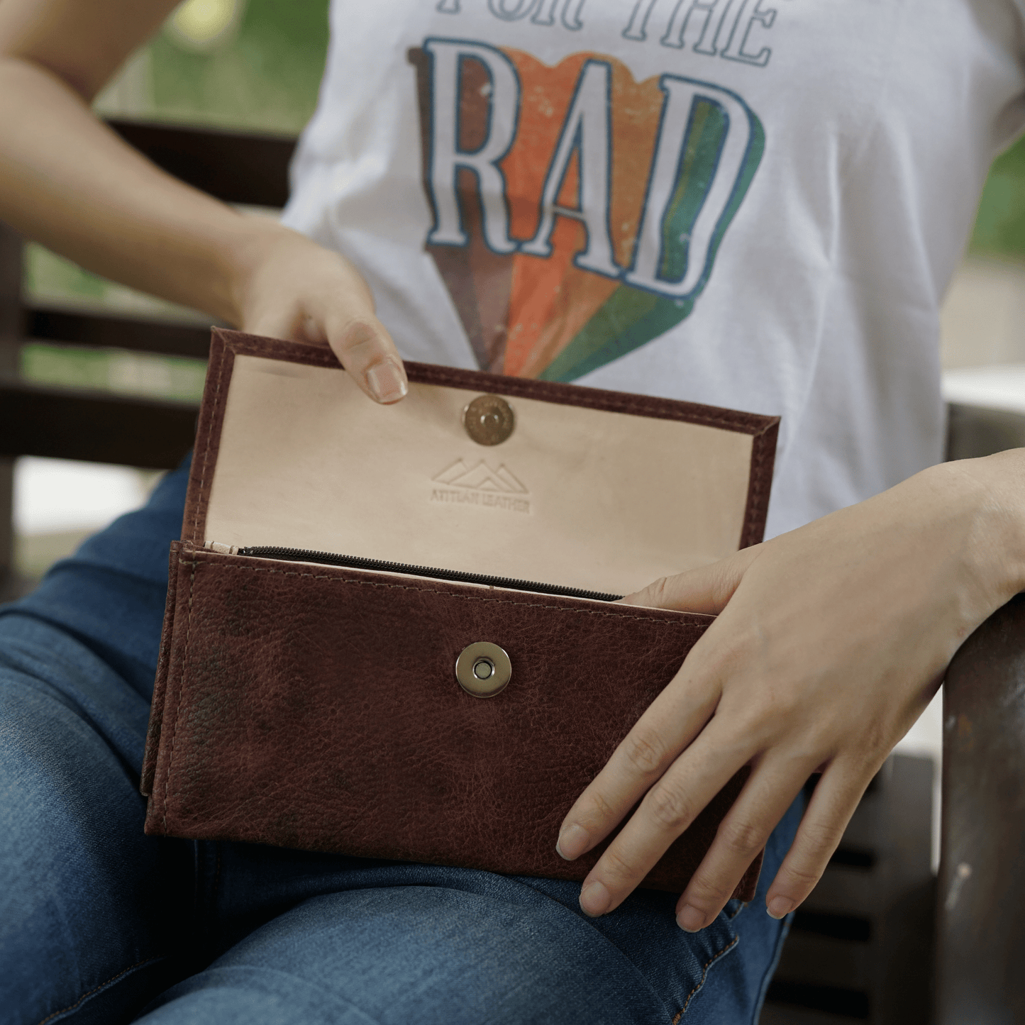 Handmade Brown Womens Wallet - Atitlan Leather