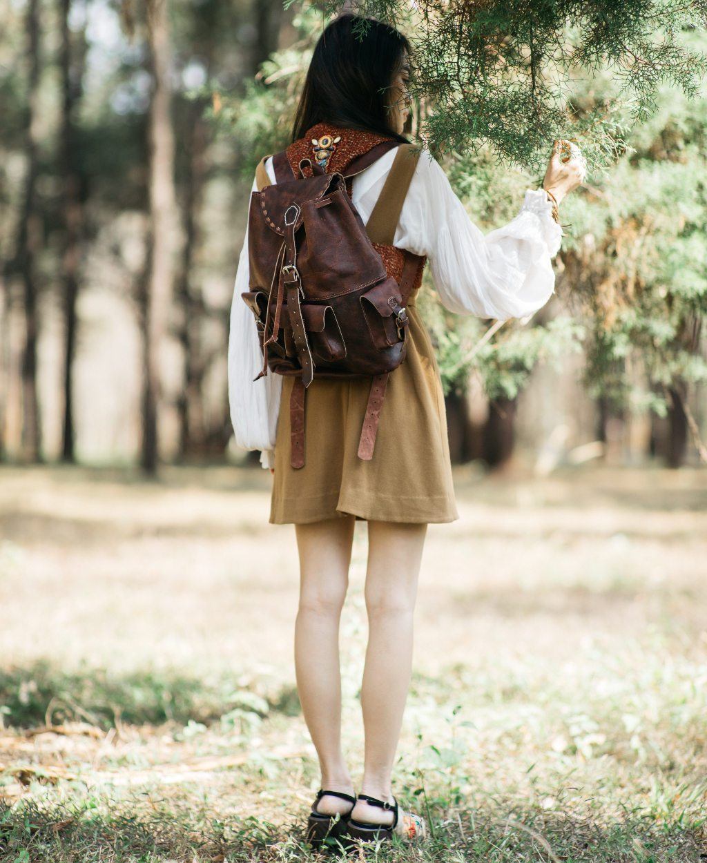 Leather Vintage Backpack - Atitlan Leather