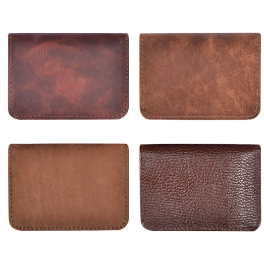 Mens Leather Wallet with Coin Pocket and ID Window - Atitlan Leather