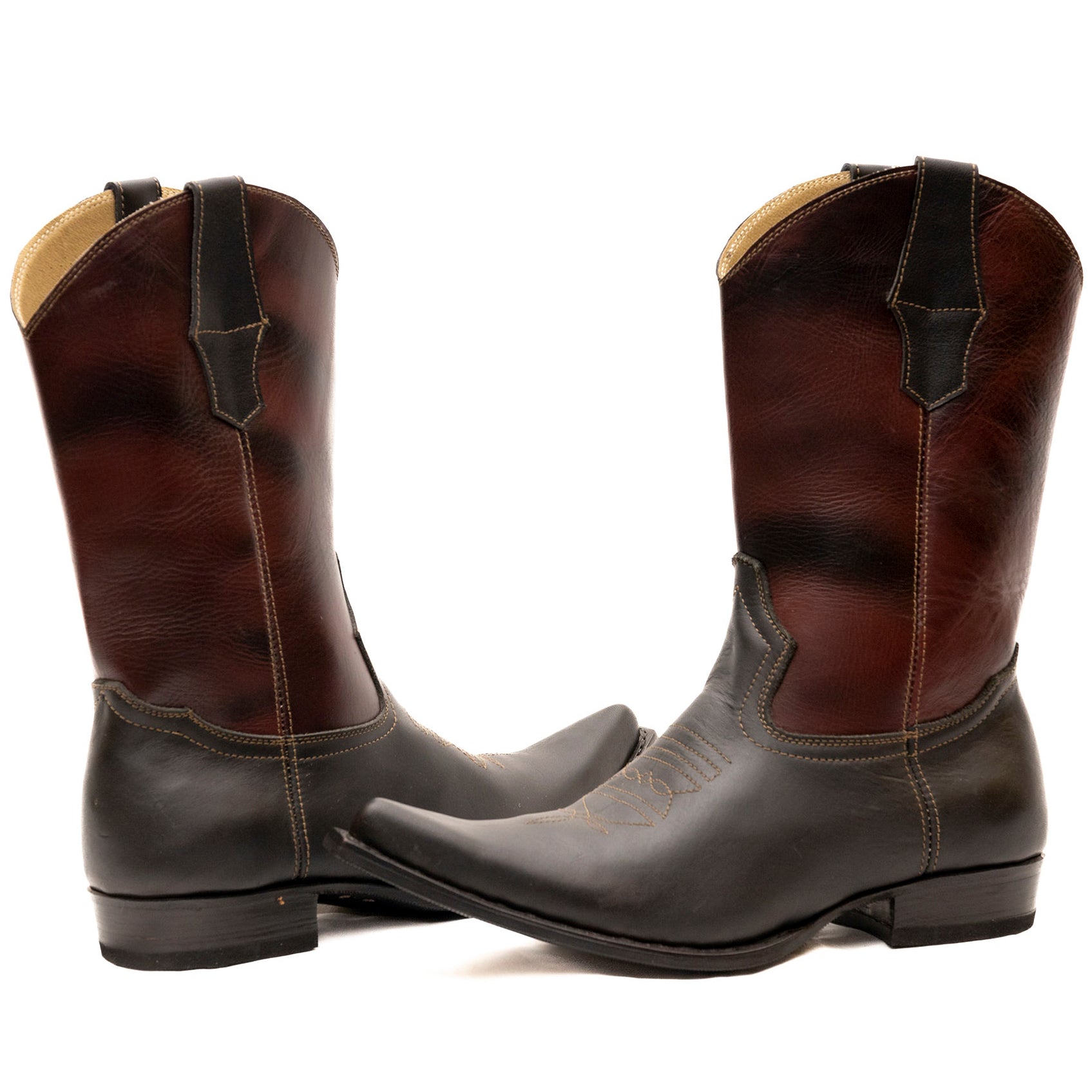 Mexican Style Cowboy Boots - Atitlan Leather