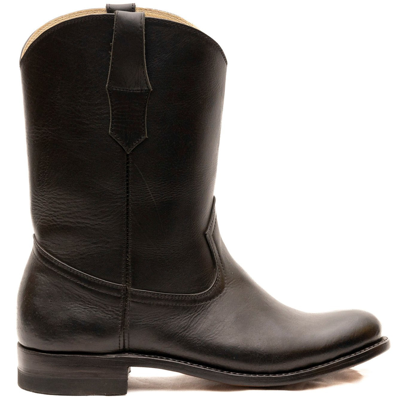 Round Toe Cowboy Boots - Atitlan Leather