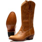 Round Toe Cowgirl Boots - Atitlan Leather