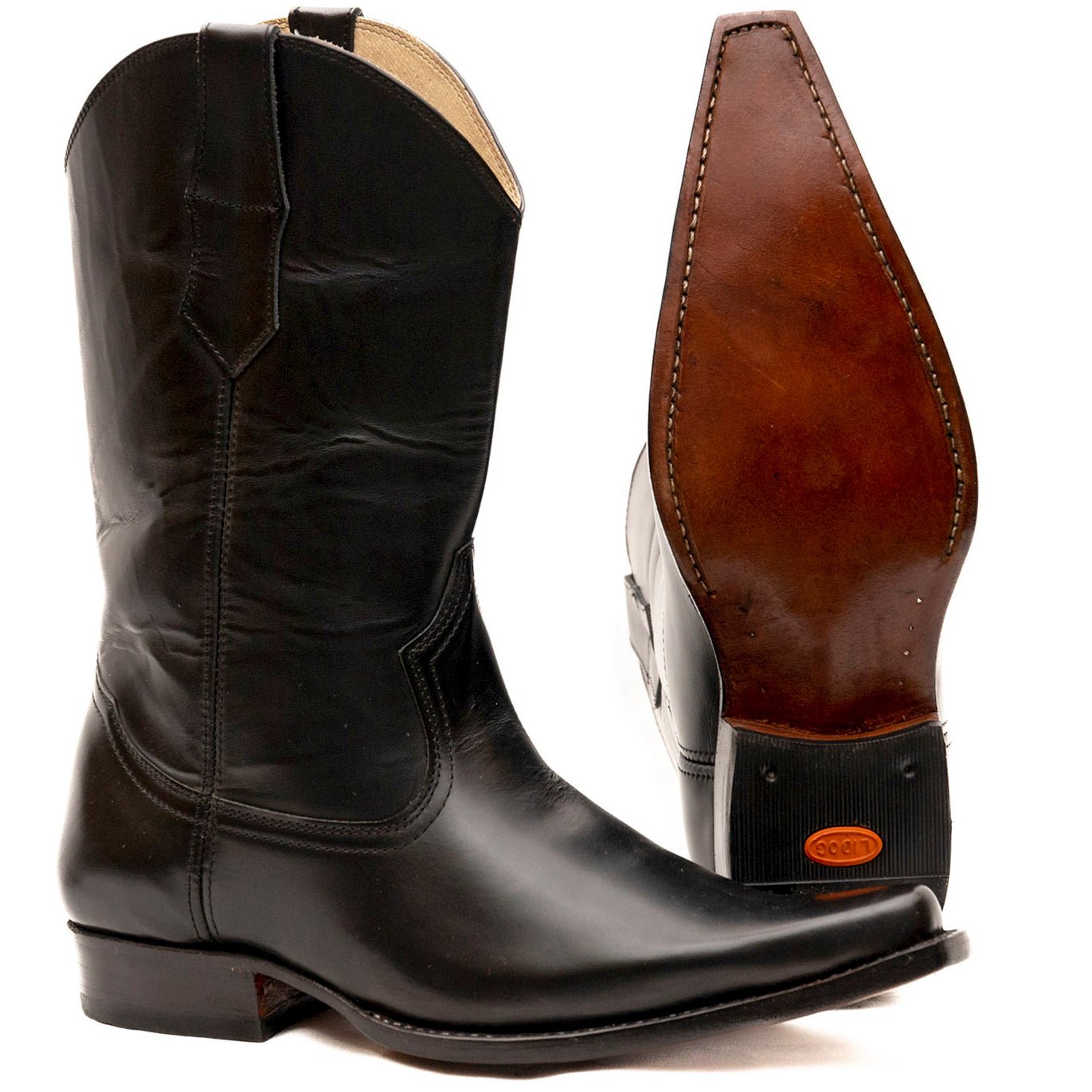 Square Toe Cowboy Boots - Atitlan Leather